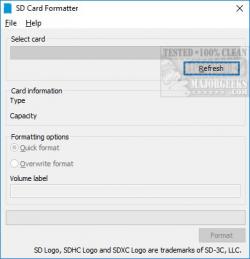 Official Download Mirror for SD Memory Card Formatter