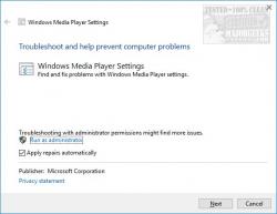 Official Download Mirror for Windows Media Player Troubleshooters