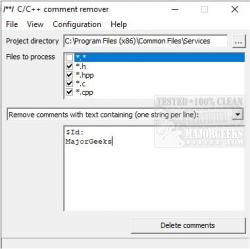 Official Download Mirror for CppCommentRemover