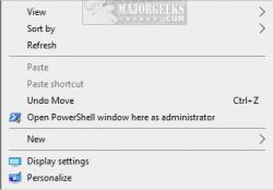 Official Download Mirror for Open Powershell Window Here as Administrator Context Menu (Code)