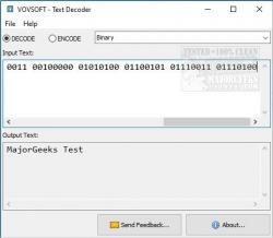 Official Download Mirror for VOVSOFT Text Decoder and Encoder
