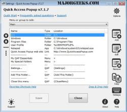 Official Download Mirror for Quick Access Popup