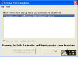 Official Download Mirror for Remove Hotfix Backup Files