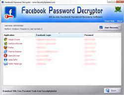 Official Download Mirror for Facebook Password Decryptor