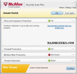 Official Download Mirror for McAfee Security Scan Plus