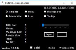 Official Download Mirror for System Font Size Changer