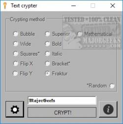 Official Download Mirror for Text Crypter