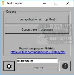 Official Download Mirror for Text Crypter