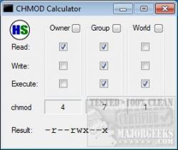 Official Download Mirror for CHMOD Calculator