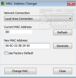 Official Download Mirror for MAC Address Changer
