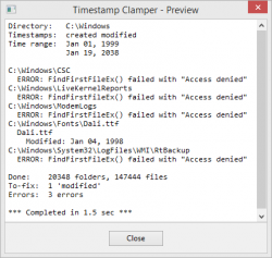 Official Download Mirror for Timestamp Clamper