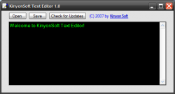 Official Download Mirror for KinyonSoft Text Editor