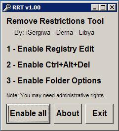 Official Download Mirror for RRT (Remove Restrictions Tool)