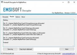 Official Download Mirror for Emsisoft Decrypter for BigBobRoss