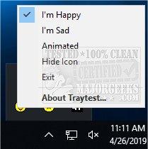 Official Download Mirror for CTrayNotifyIcon