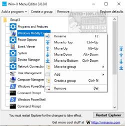 Official Download Mirror for Win+X Menu Editor