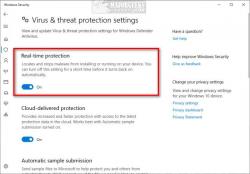 Official Download Mirror for Turn On or Off Windows Defender Real-time Protection