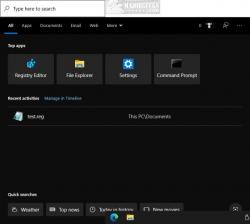 Official Download Mirror for Move the Windows 10 Search Box to the Top or Bottom