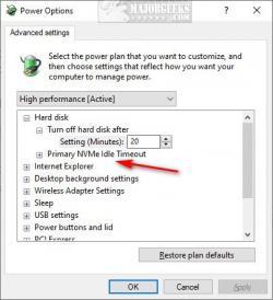 Official Download Mirror for Add Primary NVMe Idle Timeout to Power Options in Windows 10