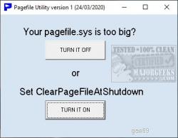 Official Download Mirror for Pagefile Utility