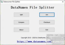 Official Download Mirror for DataNumen File Splitter