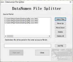 Official Download Mirror for DataNumen File Splitter