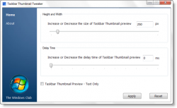 Official Download Mirror for Taskbar Thumbnail Tweaker