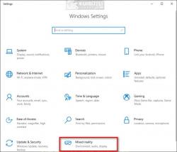 Official Download Mirror for Add or Hide Mixed Reality to Windows 10 Settings