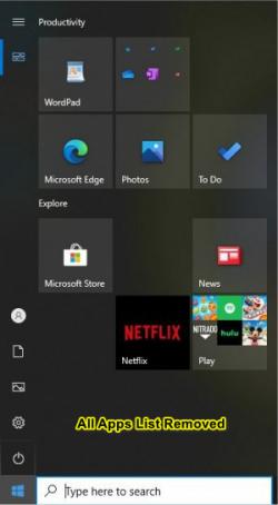 Official Download Mirror for Collapse or Hide Apps List in Windows 10 Start Menu