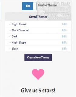 Official Download Mirror for Dark & Night Theme Facebook Extension