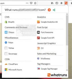 Official Download Mirror for WhatRuns for Chrome and Firefox