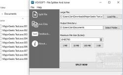 Official Download Mirror for VOVSOFT File Splitter And Joiner