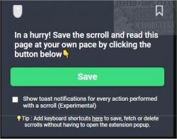 Official Download Mirror for Scrroll In for Chrome