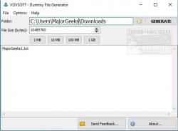 Official Download Mirror for VOVSOFT Dummy File Generator