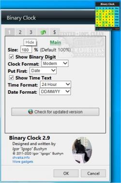 Official Download Mirror for Binary Clock