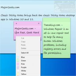 Official Download Mirror for Classic Sticky Notes
