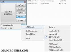 Official Download Mirror for FlicFlac Audio Converter