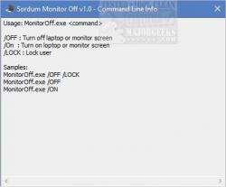 Official Download Mirror for Sordum Monitor Off