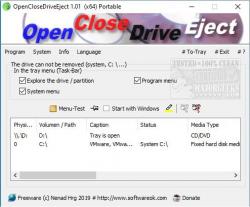 Official Download Mirror for OpenCloseDriveEject 