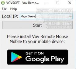 Official Download Mirror for Vov Remote Mouse 