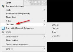 Official Download Mirror for Add File Hash Context Menu