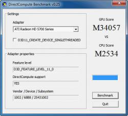Official Download Mirror for DirectCompute Benchmark 