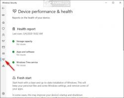 Official Download Mirror for Show or Hide Device Performance and Health From Windows Security