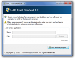 Official Download Mirror for UAC Trust Shortcut