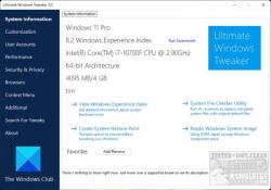 Official Download Mirror for Ultimate Windows Tweaker for Windows 11