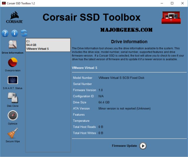 Download Corsair SSD Toolbox - MajorGeeks