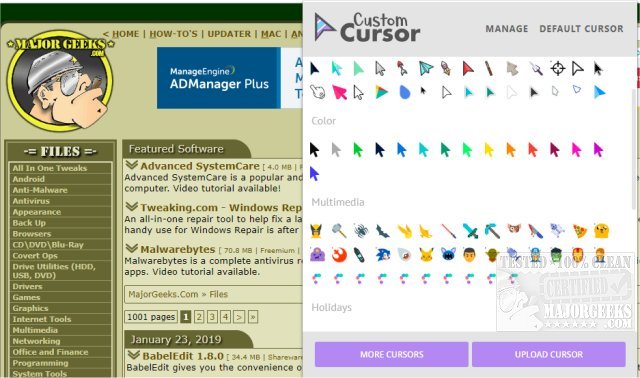 Color Cursor Collection - Custom Cursor