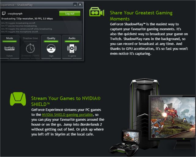 Download Nvidia Geforce Experience Majorgeeks