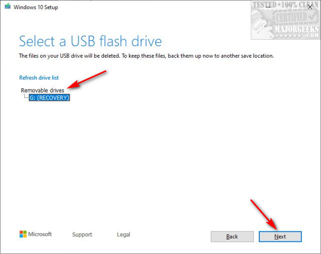 Create a Windows 10 Bootable USB Flash Drive With Windows 10 Media Creation Tool -