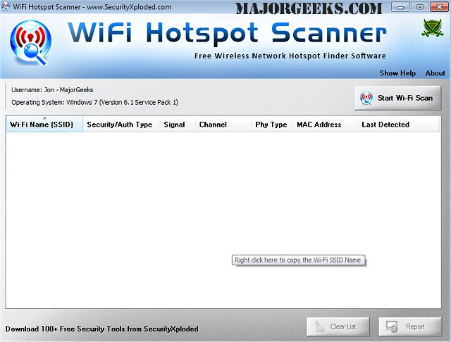 Download WiFi Hotspot Scanner - MajorGeeks
